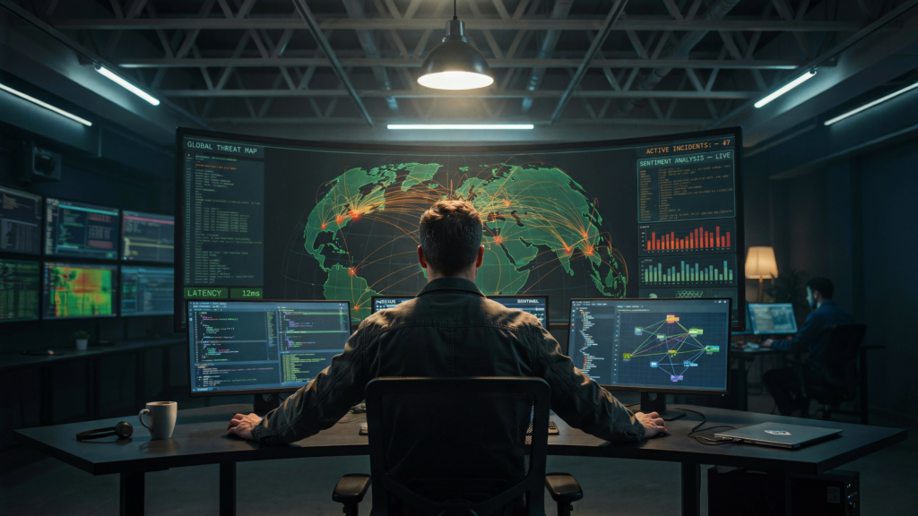 gideon artificial intelligence, autonomous mobile robots, visual AI, predictive analytics, industrial automation, computer vision, smart warehousing, threat intelligence,machine learning, cognitive robotics