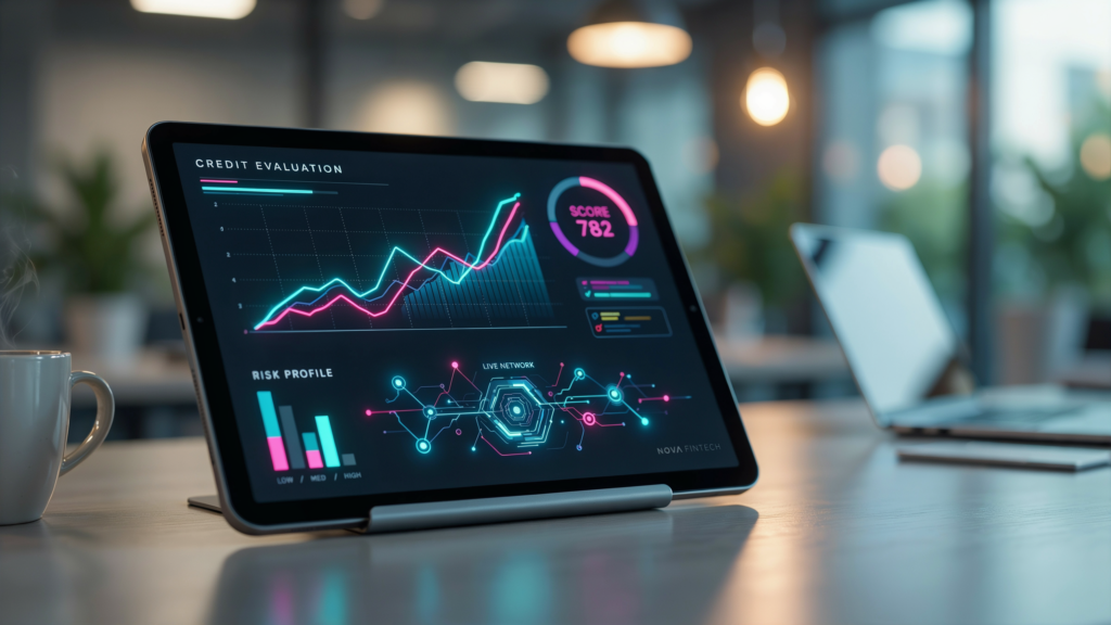 Machine learning assessment, Automated grading systems, Credit risk prediction AI, Predictive lead scoring, Explainable AI models, Algorithmic bias mitigation, Automated applicant screening, Data-driven performance metrics, Alternative data processing